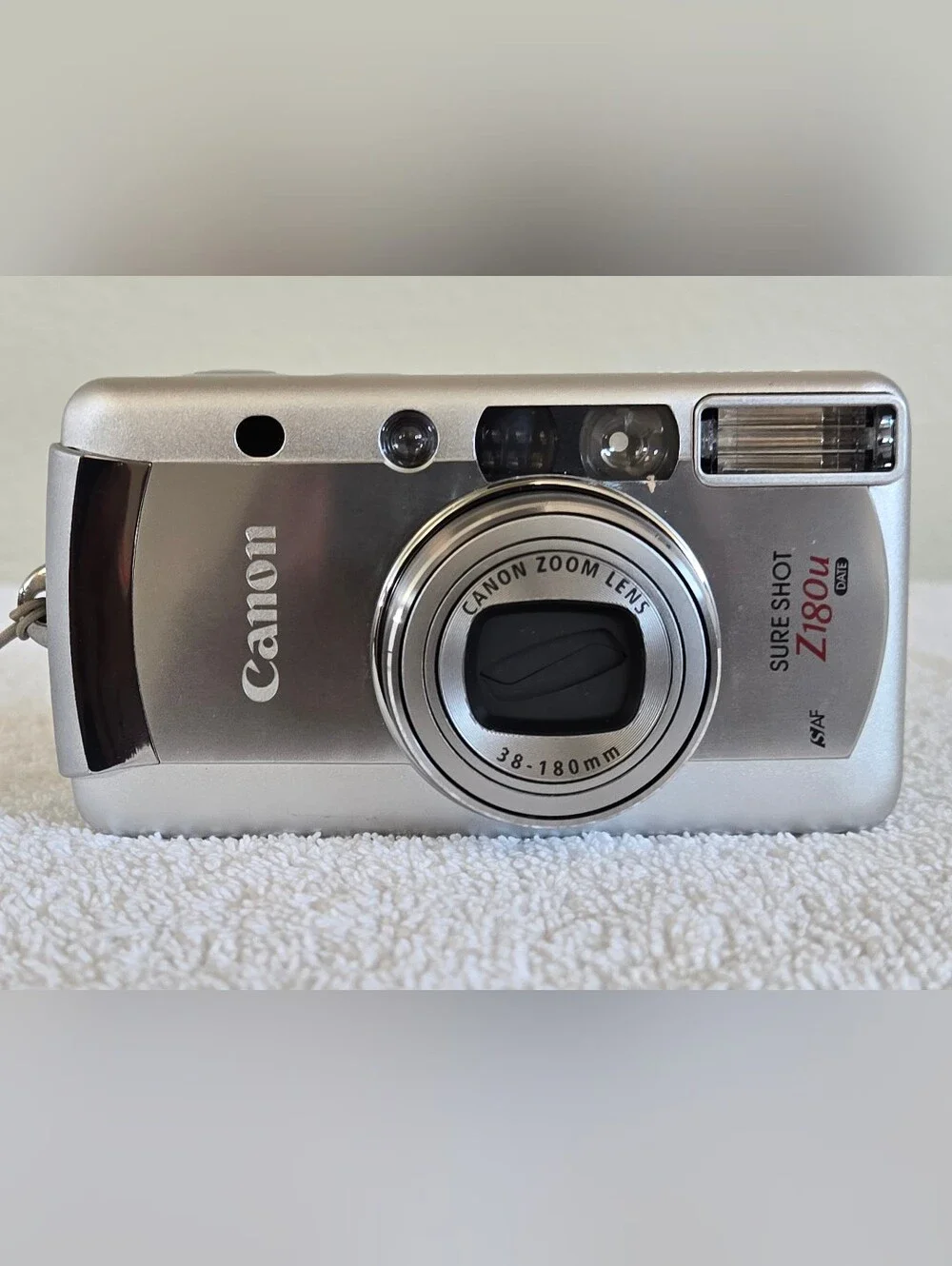 Canon Sure Shot Z180u Date 35mm Compact Film Camera 38-180mm Zoom *Tested*